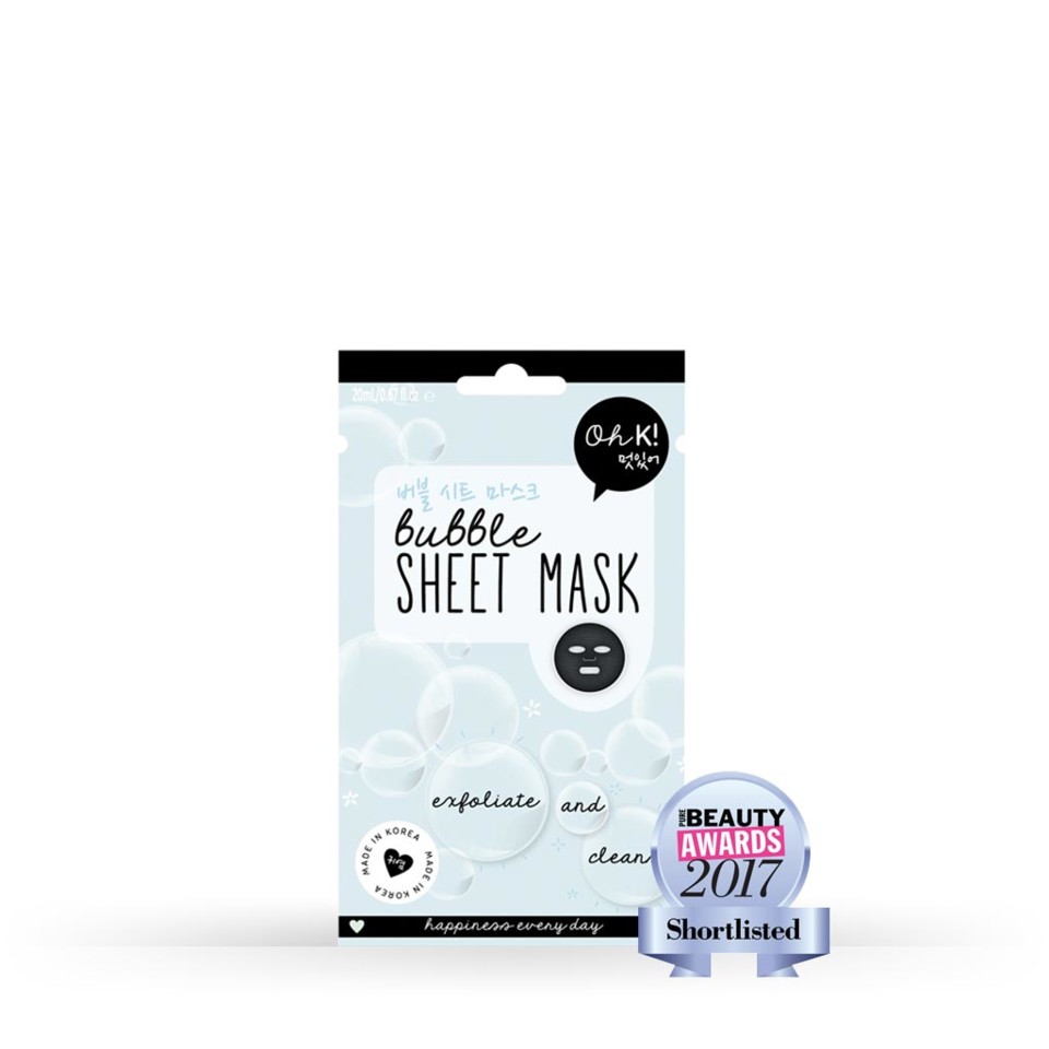 Review: Oh K! Bubble Sheet Mask