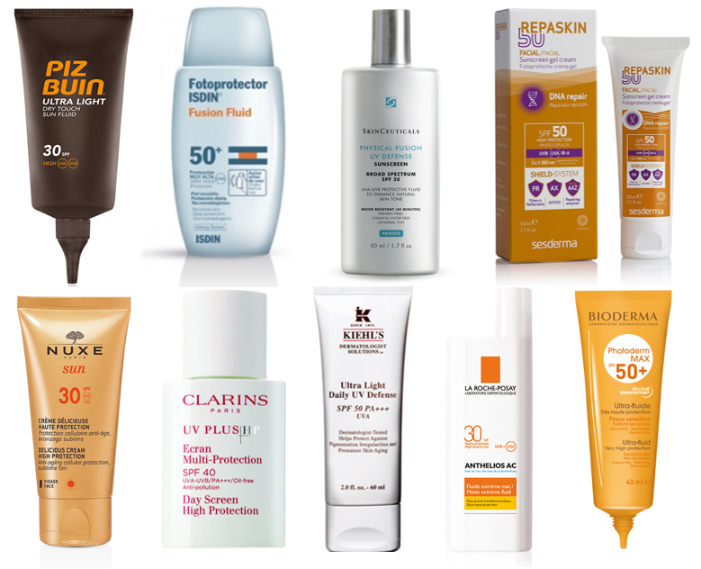 Protectores solares para rosto